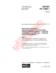 ISO/IEC TR 11802-1:1997