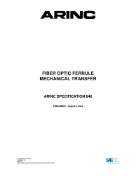 ARINC Specification 846:2018