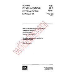 IEC 60079-11:1991