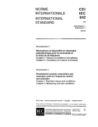 IEC 60642:1979/AMD1:1992