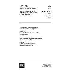 IEC 60679-5-1:1998