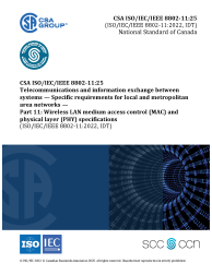 CSA ISO/IEC/IEEE 8802-11:25