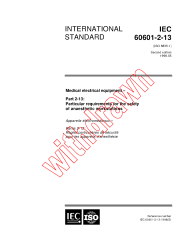 IEC 60601-2-13:1998