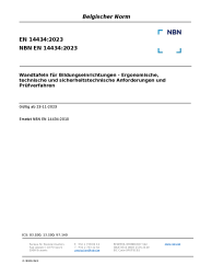 NBN EN 14434:2023