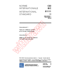 IEC 61111:1992/AMD1:2002