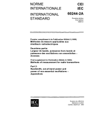 IEC 60244-2A:1969