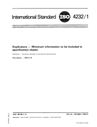 ISO 4232-1:1979
