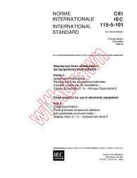 IEC 60115-5-101:1995