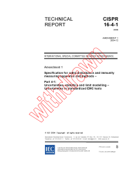 CISPR TR 16-4-1:2003/AMD1:2004