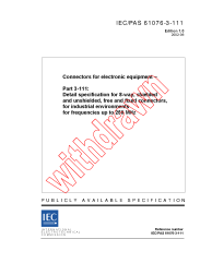 IEC PAS 61076-3-111:2002