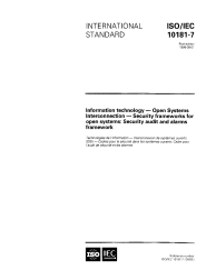 ISO/IEC 10181-7:1996