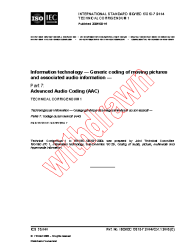 ISO/IEC 13818-7:2004/COR1:2005