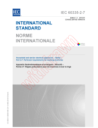 IEC 60335-2-7:2008+AMD1:2011+AMD2:2016 Consolidated