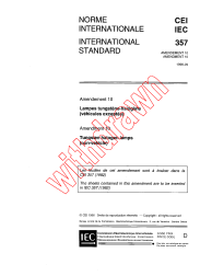 IEC 60357:1982/AMD10:1996