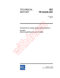 IEC TR 62325-501:2005