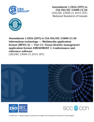 CSA ISO/IEC 23000-21:20/A1:26