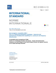IEC 61000-4-13:2002+AMD1:2009 Consolidated