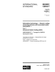 ISO/IEC 13818-7:2006/AMD1:2007