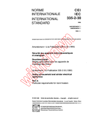 IEC 60335-2-30:1990/AMD1:1990