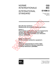 IEC 61496-3:2001