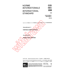 IEC 60958:1989/AMD1:1993