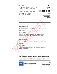 IEC 60335-2-43:2002/AMD1:2005