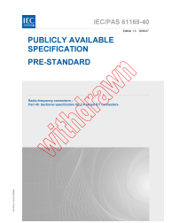 IEC PAS 61169-40:2008