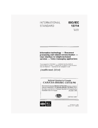 CAN/CSA-ISO/IEC 13714-96 (R2014)