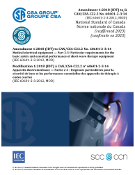 CAN/CSA-C22.2 NO. 60601-2-3:14/A1:18 (R2023)