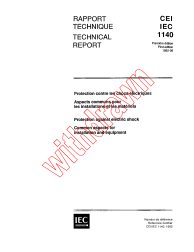 IEC TR 61140:1992