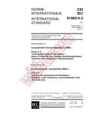 IEC 61000-4-3:1995/AMD2:2000
