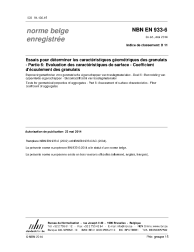 NBN EN 933-6:2014
