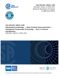 CSA ISO/IEC 10026-3:00 (R2024)