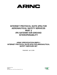 ARINC Specification 858P2-1:2024