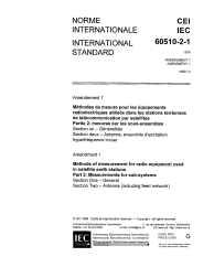 IEC 60510-2-1:1978/AMD1:1989