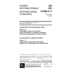 IEC 61000-4-17:1999