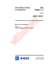 IEC 61691-1-1:2004