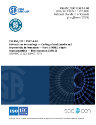 CSA ISO/IEC 13522-1:00 (R2024)